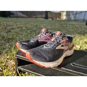 Brooks Adrenaline GTS 19 Women's Running Shoes Black Multi Coral